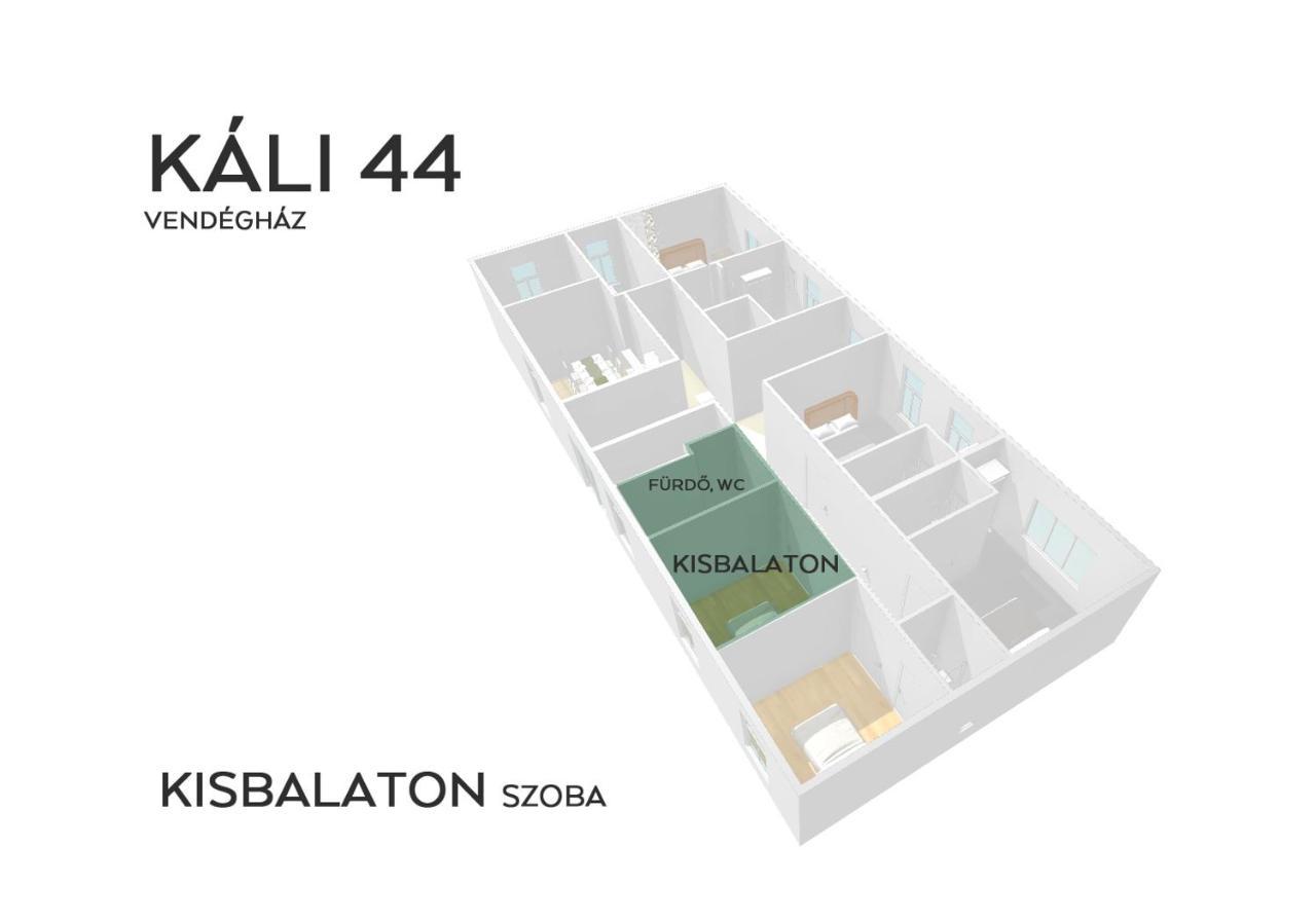 Hotel Kali44 Vendeghaz Révfülöp Zewnętrze zdjęcie